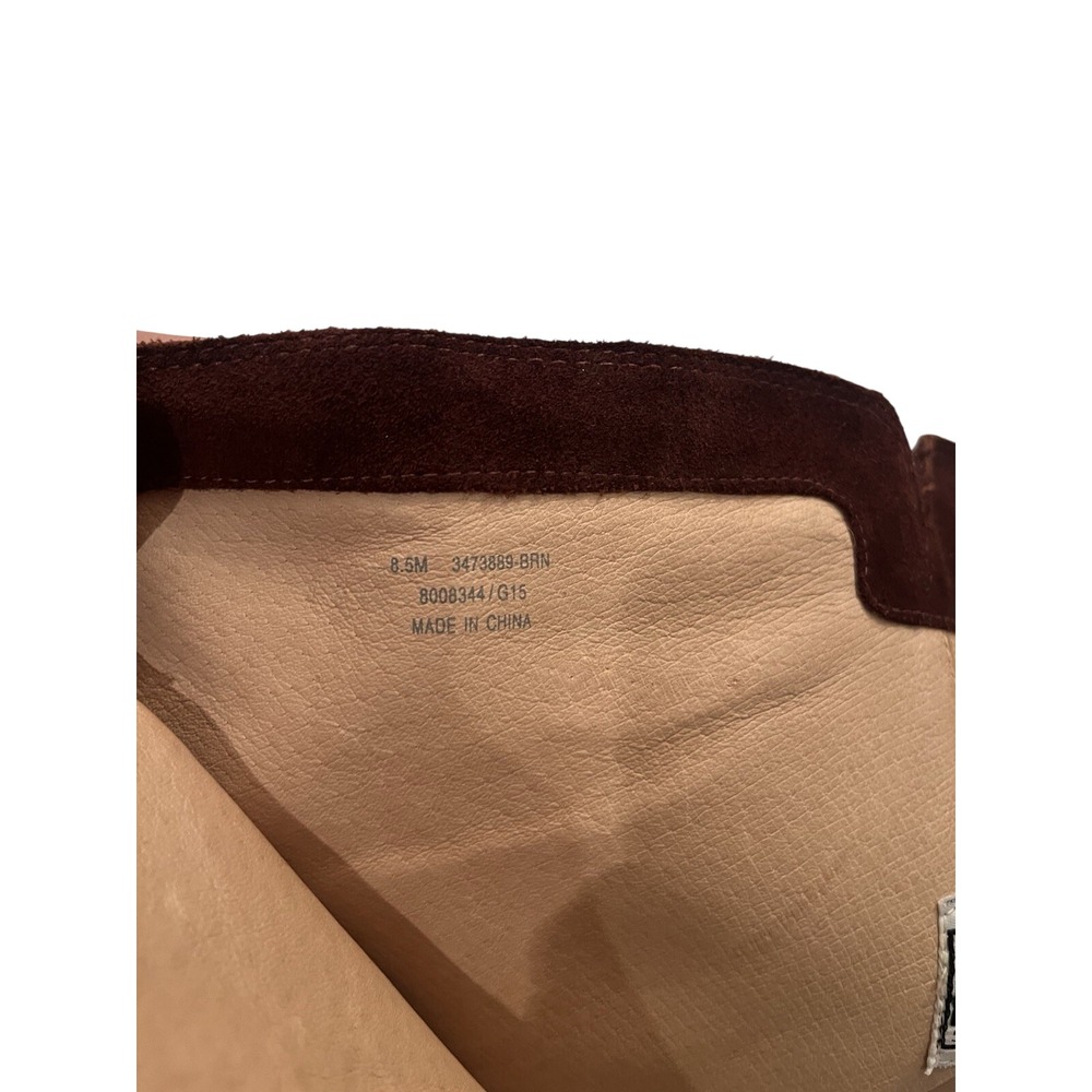 Frye Women's Brown Suede Western Equestrian Boots Size 8.5 MPN 3473889-BRN - Picture 8 of 9